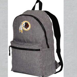 Washington Commanders Tandem Style Backpack measures 18 x 12 x 6 inches
